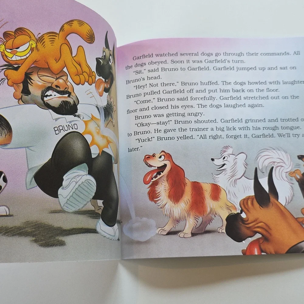 Garfield Book Set - Comic Book, Discovers America And Obedience School